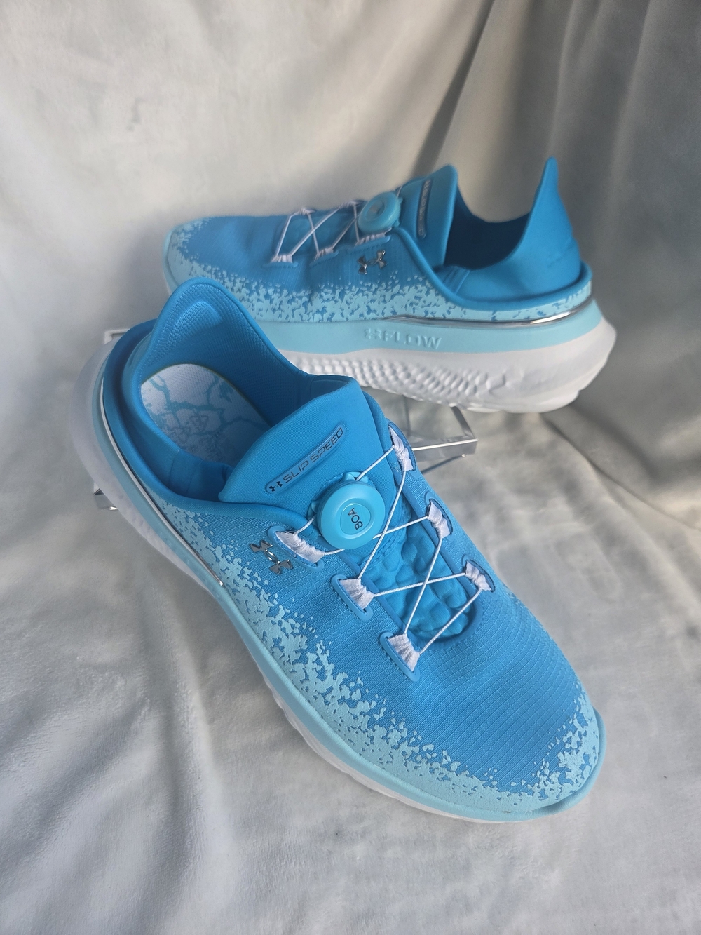 Under Armour Womens Blue Slip-On Running Sneakers